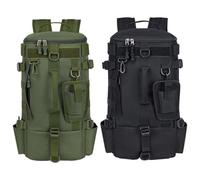 Générique Backpack Fishing - Tackle Storage Rucksack, Rod Holder Gear Pack, Waterproof Bait Organizer, Outdoor Hiking, Motorcycle Travel Carry Bag, Kayak Trip Equipment, Beach Picnic Camping