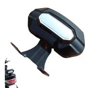 Générique Backrest Pad - ABS, Size Glide Backrest | Flexible and Comfortable Motorcycle Seat Support, Universal Back Cushion for Bike, E-Bike, Scooter, Motorcycle