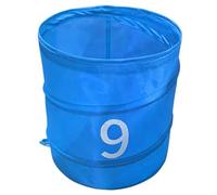 Générique Backyard Golf Bucket, Chipping Game Set, Foldable Storage Organizer, Sturdy Oxford Fabric, Easy Carry Handle, Perfect for Adults Beginners Kids Women Men, 11.81x11.81x11.81 inches