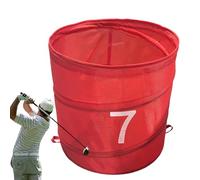 Générique Backyard Golf Game Bucket, Foldable Golf Chipping Game Storage Buckets, Ball Sport Training Oxford Fabric Organizer for Adults, Beginners, Kids, Women, Men, 11.81x11.81 inches