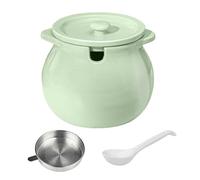 Générique Bacon Fat Container | 50oz Ceramic Fat Canisters,Grease Can with Strainer Spatula | for Kitchen Cooking Holiday Weekend Breakfast Brunch Family Meal