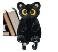 Générique Bacos à dos de chat en peluche mignon - jouet à de dessin animé