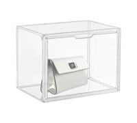 Générique Bacs de Rangement Transparents pour Sac à Main, Organisateur de Sac à Main, Vitrine empilable de boîte de Rangement avec la Porte magnétique pour l'embrayage de Portefeuille