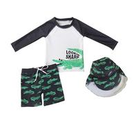 Générique Badeanzug Baby Junge - Maillot De Bain Trois PièCes pour Tout-Petits Et BéBéS GarçOns Manches Longues Manches Courtes Dessin Animé Mignon pour Tout-Petits Enfants éTudiants