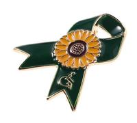 Générique Badge Épingles De Col Pour Hommes Broche Décorative Mignonne Épingles De Col Pour Les Femmes Épinglette Fleur De Revers Accessoire Goupille De Cardigan Broches Alliage Vert