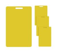 Générique Badge Mémo Effaçable | 4 Pièces Réutilisables - Carnet De Poche Effaçable - Pour Planificateurs Responsables Bénévoles Étudiants Assistants Infirmières Médecins Bureau Écoles