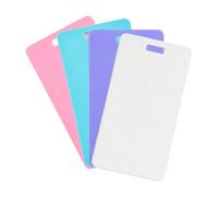 Générique Badge Notes Erasable - 4 Piece Pocket Size Vertical Memo Whiteboard Set, Reusable Badge Message Notes for Teachers Nurses Men Women Home Office School Hospital Use