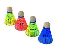 Générique Badminton Lumineux | 4 Pièces Volants LED pour Badminton | Outil D'entraînement avec Ballon Lumineux pour Séances Intérieur Extérieur Jardin | Adultes Débutants