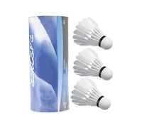 Générique Badminton Shuttlecock - Indoor Professional Shuttle, High Performance Stable with Long Lasting Durability | Ideal White Shuttle for Youth Racket Games Training Beach Court Play