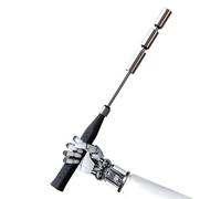 Générique Badminton Swing Trainer, Adjustable Practice Rod, Portable Sports Equipment, Backyard Home Garden School Park Indoor Setup, Training Gear for Beginners, Athletes, Students, Families, 480G