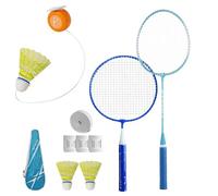 Générique Badminton Trainer Kit - Automatic Rebound System, Solo Practice Tool | Telescopic Main Unit Indoor Training Equipment, Adjustable Height Wall Mounted Exercise Set for Athletes