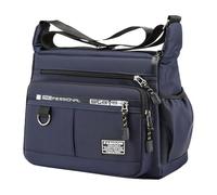 Générique Bag Men, Waterproof Oxford Sling Pack, Multi-Layer Shoulder with Secure Zipper, Lightweight Chest Bag for Daily Travel Commuting Cycling Hiking Office Urban Outdoor Carry Essentials