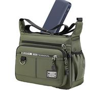 Générique Bag Men, Waterproof Oxford Sling Pack, Multi-Layer Shoulder with Secure Zipper, Lightweight Chest Bag for Daily Travel Commuting Cycling Hiking Office Urban Outdoor Carry Essentials