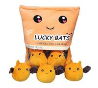 Générique Bag of Plush Food Pillows - Cute Stuffed Animal Set, Lightweight Pilloows Ideal for Gifting, Lounging, Or Imaginative Play | Suitable for Girlfriends, Children, and Fun Room Decoration