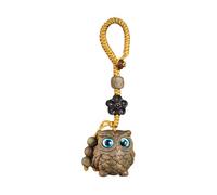 Générique Bag Pendant Keychain Dolls - Wooden Keychain Phone Charm Portable Design | Owl Decor Delicate Exquisite Craftsmanship for Birthday New Year Christmas Easter