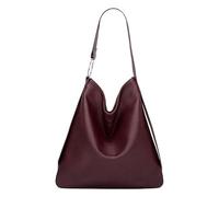 Générique Bagage Main Rigide à main et à main en cuir souple pour femmes, sac à bandoulière Petit Lunch Isotherme Yéti (Red, One Size)