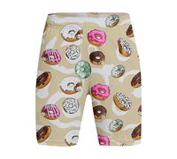 Générique Baggy Garcon Short d'été pour garçon avec imprimé Donut,Taille élastique,Tenue décontractée et Confortable pour Enfants de 2 à 14 Ans,à Porter au Quotidien avec Un t-Shirt.(Khaki,13-14 Ans)