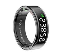 Générique Bague Affichage avec Charge sans Fil Surveillance de la fréquence Cardiaque et Tension artérielle Suivi du Sommeil comptage des Pas statistiques Calories