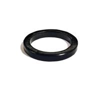 Générique - Bague en shungite avec cristaux et pierre de guérison pour homme et femme, protection cristal, 50 % à 70 % shungite de carbone (7,75 (18 mm), noir, 11.37(21mm), Agate