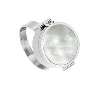 Générique Bague Porte-Baume à Lèvres Porté Élégant et Tendance | Bague Rond avec Étui Idéal pour Sorties, Études, Voyages - Cadeau Femme, Ado, Adulte