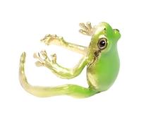 Générique Bague réglable Tree Frog - Bande ouverte en résine animale | bijoux amphibiens mignons, manchette d’oreille non percée | Accessoire de déclaration de taille Flexible pour hommes, femmes,