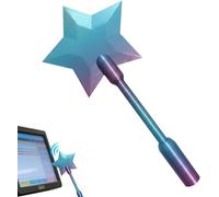 Générique Baguette Magique 3D Imprimée Tap to Pay Porte Carte Bancaire Contactless Accessoire Cosplay Magicien Fêtes Cadeau Insolite pour Adolescents et Adultes (Bleu-Violet)