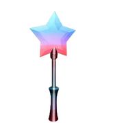 Générique Baguette Magique de Paiement sans Contact, Porte-Carte Fée avec Impression 3D, Bâton Étoile pour Paiement Tap-to-Pay, Cadeau Original pour Enfants et Adultes, 35.5cm