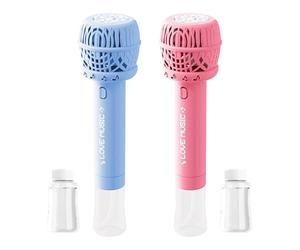 Générique Baguettes à Bulles Lumineuses pour - Jouet souffleur à Bulles | Jouets de Mariage automatiques avec lumières et Solution pour Filles et garçons, âgés de 3 à 16 Ans
