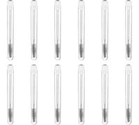 Générique Baguettes à Mascara en Nylon Noir, Brosse pour Extensions de Cils Résistante à L'eau, Lot de 15 Sets de Sets de Pièces Style Chapeau Haut de Couleur Aléatoire Plusieurs styles