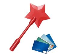 Générique Baguettes De Carte De Crédit to-Pay, Baguettes Imprimée en 3D Taps to Pay, Porte-Carte De Paiement sans Contact Star Wands, Portable Et Fonctionnel pour Enfantt, Fan De Cosplay, Magicien