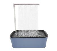 Générique Baignoire Automatique pour Perroquet 31.5x21.5x34cm | Baignoire Oiseau Automatique USB Fontaine Électrique Perruches Calopsittes Perroquets Moyens Conures Gris D Afrique Douchette Intégrée