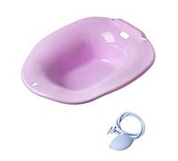Générique Baignoire Universelle avec Rebord Antidérapant et Profonde. Comprend Une Douchette. Fabriquée En Polypropylène. Convient Aux Femmes, Violet