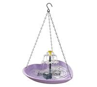 Générique Baignoires pour Oiseaux d'extérieur - Alimenté par Énergie Solaire, Forme Cœur, Résistant aux Intempéries,Fontaine Solaire pour Bain d'oiseau,Jardin, Bassin, Extérieur, Patio, Perruches,