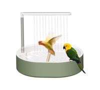 Générique Bain de Perroquet Automatique avec Circulation d’Eau et 26 Trous - Électrique pour Oiseaux, Conure, Calopsitte, Perruche, Inséparable, Ara, Petit Perroquet, Bac de Douche USB Silencieux