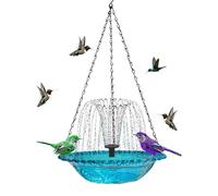 Générique Bain d'oiseau avec Fontaine Alimentateur Solaire à Effet Cascade