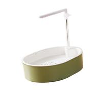 Générique Bain d'oiseaux Automatique, Spacieux et Réglable, pour Perroquets, Perruches Ondulées, Inséparables, Calopsittes et Plus Encore, Douche Linéaire Blanche