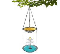 Générique Bain d'oiseaux - Bassine pour Animaux avec Pompe Solaire,Abreuvoir pour Oiseaux - pour Balcon, rambardes, terrasse, piliers, Patio, Jardin, Balcon, Colibri, Rouge-Gorge,