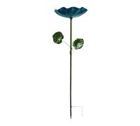 Générique Bain d'oiseaux pour Extérieur,Décoration en Fer Fleur Vintage - Bain d'Oiseau - pour Nourrir Volière Pinsons Moineaux Perruches Maison Jardin Arrière-Cour Cour Aménagement Paysager Parc