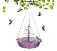 Générique Bain d'oiseaux Solaire,Décoration de Patio | Bain d'extérieur pour colibris - pour Balcon Terrasse Cour Parc Jardinier Particulier