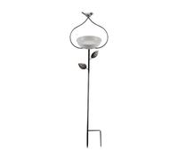 Générique Bain pour Oiseaux d'Extérieur - Distributeur Rustique Résistant aux Intempéries - Abreuvoir et Bain Oiseaux Extérieur - pour Jardin Boisson Observation Amoureux Nature Femme Grand Mère