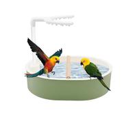 Générique Bain pour Perruche | Fontaine alimentée par USB,Douche pour Oiseaux - pour Cage Intérieure Perroquet Cockatiel Conure Inséparable Gris du Gabon