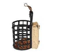Générique Bait Cage - Weighted Zinc Alloy Fishing Feeder Trap | Durable Outdoor Tool for Reservoir Hiking Camping Traveling Boating, Ideal for Crab, Shrimp, and Small Fish Feeding