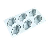 Générique Baking Molds Silicone Shapes- | 6 Cavity Nonstick Easy Release DIY Silicone Mold For Cake Muffin Cookie Dessert Candy Craft Wedding Birthday Kitchen Baking Tool