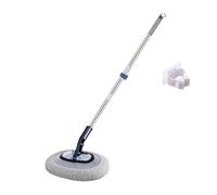 Générique Balai de Lavage Auto télescopique spécial à Tige courbée en Microfibre essoreuse, n'abîme Pas Le kit, Chenille inclinée 15°, Long(1pcs mop)