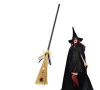 Générique Balai De Sorcière Adulte, Balai De Sorcière pour Adultes, Accessoire de Cabine Photo et Décorations Halloween