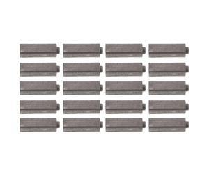 Générique Balais de Charbon Pièces pour Moteur de Soufflerie Coiffure pour Moteur Électrique Lot de 20 Compatible Large Installation Facile, Couleur Argenté de Sèche-cheveux