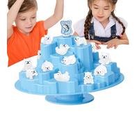 Générique Balance Board Game, Interactive Tree Toy, Two-Player Challenge, 25x8.5x19.5cm Animal Stacking Fun, Colorful Pieces, Compact Size, Indoor and Outdoor Play for Kids, Families