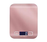Générique Balance de Cuisine Électronique de Haute Précision 10000g/1g avec Écran LCD Rétroéclairé, 6 Unités et Fonction Tare Acier Inoxydable, Smart Digital, pour Alimentaire Multifonctionnel