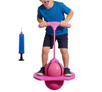Générique Balance Jumping Ball- Pogo with Handle and Ball Pump Children Hopping Ba-LL Toy | Balance Training Sensory Development Toy for Adults Kids Yoga Indoor Outdoor Preschool Kindergarten Home