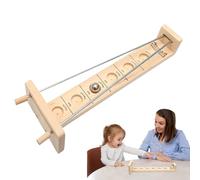 Générique Balance Rod Game - Balancing Challenge with Moon Balls Wood, Educational Catch The Moon Tabletop Game | Classic Desktop Entertainment for Teens Kids Over 3 Years